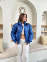 Puffer Kısa Mont Mavi St25534 (Beden: Xl) - Görsel 2