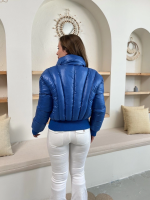 Puffer Kısa Mont Mavi St25534 (Beden: Xl) - Görsel 4