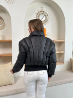 Puffer Kısa Mont Siyah St25534 (Beden: S) - Görsel 2