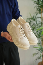 Kb-X516 Kuback Bej Süet Günlük Erkek Ayakkabı (Numara: 43) - Görsel 3