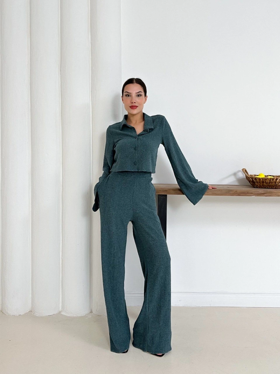 1235637_gomlek-yaka-kaplama-dugmeli-takim-petrol-yesili-st265866-46074778-sw959sh1280.png Gömlek Yaka Kaplama Düğmeli Takım Petrol Yeşili St265866 (Beden: Xl) - Görsel 6