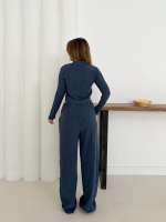 Balıkçı Yaka Örme Takım Lacivert St265865 (Beden: L) - Görsel 4