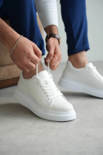 Kb-B2 Kuback Beyaz Cilt Günlük Erkek Ayakkabı (Numara: 42) - Görsel 3