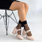 Weys Bej Rugan Topuklu Ayakkabı (Numara: 36) - Görsel 4