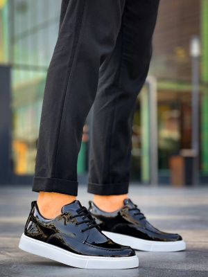 Kb-X5 Kuback Siyah Rugan Günlük Erkek Ayakkabı (Numara: 41)