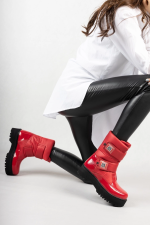 Miah Kırmızı Rugan Kar Bot (Numara: 37) - Görsel 2