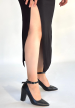 Rity Siyah Cilt Topuklu Ayakkabı (Numara: 37) - Görsel 2