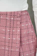 İki Düğmeli Şort Etek Pembe H26414 (Beden: S) - Görsel 6