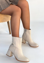 Tendy Bej Cilt Topuklu Bot (Numara: 38) - Görsel 3