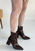 Mosy Bordo Rugan Topuklu Bot (Numara: 38) - Görsel 3