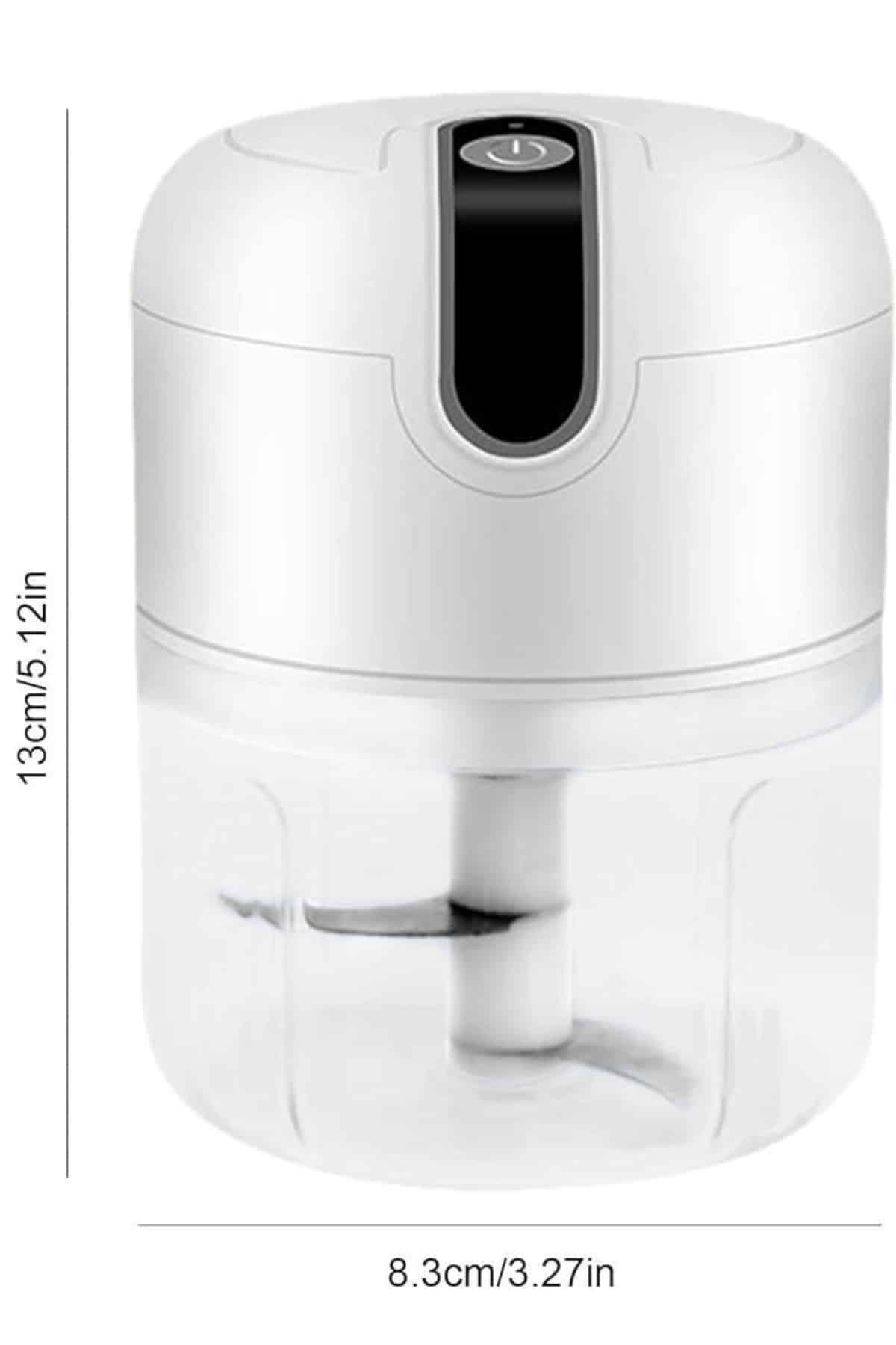 1238086_10-150.jpg Mini Doğrayıcı Rondo Taşınabilir Mini El Blender Paslanmaz Çelik - Görsel 5