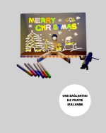 Masaüstü ve Duvara Monte Edilebilir LED Işıklı Yazı Panosu - Görsel 5