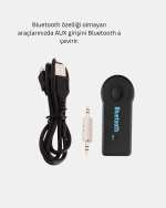 Bluetooth Araç Kiti AUX MP3 Çalar Kablosuz Eller Serbest Cihaz - Görsel 3