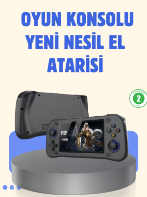 4.3 İnç IPS Ekranlı Taşınabilir Oyun Konsolu 64GB 10000 Oyun