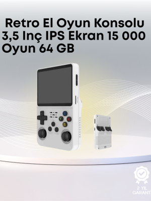 R36S 64 GB Retro El Konsolu – Gelişmiş Donanım ve Özelleştirilebilir Yazılım Yapısı