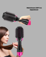 Yeni Nesil Fön Tarağı – 220°C Isı, Negatif İyon, 360° Dönebilen Kablo - Görsel 3