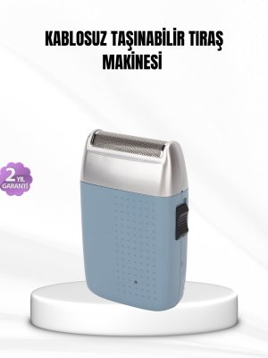 Taşınabilir Şarjlı Tıraş Makinesi – Kuru Kullanım, Özel Sakal Başlıkları