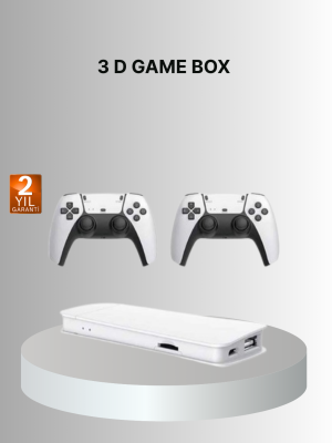 3D ve 4K Görüntü Kaliteli Çok Oyunculu Retro Oyun Konsolu