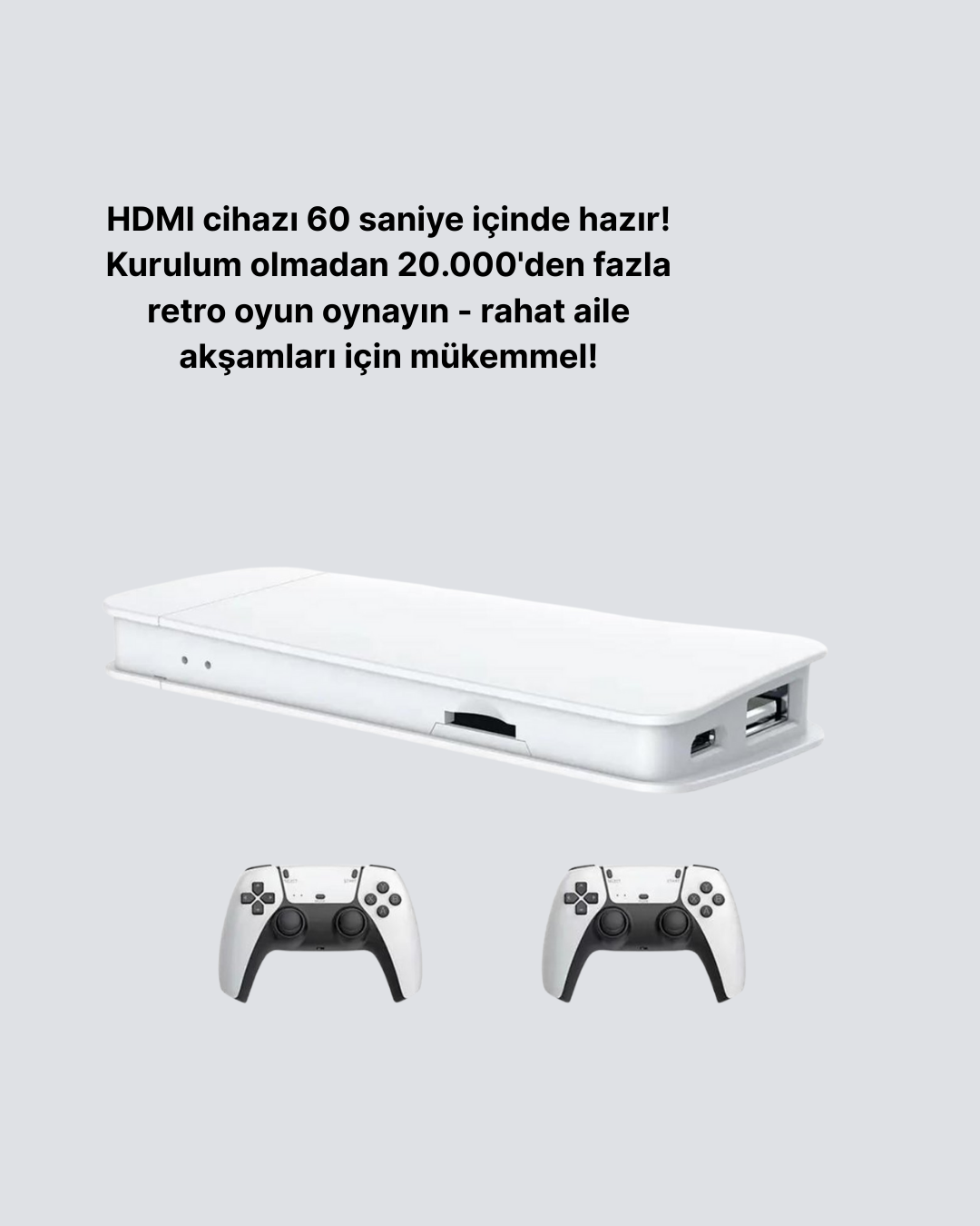 1238187_4-74.png 3D ve 4K Görüntü Kaliteli Çok Oyunculu Retro Oyun Konsolu - Görsel 2