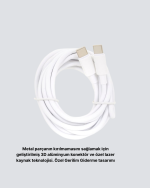 Yüksek Hızlı 30W 5.0A Type-C Kablo Şarj - Görsel 2