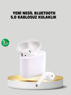 2. Nesil Bluetooth 5.0 Kablosuz Kulaklık Su Geçirmez HD Ses