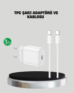 iOS Uyumlu 20W USB-C Hızlı Şarj Cihazı Telefon ve Tablet İçin