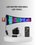Gece Kullanıma Uygun Pixel RGB LED Panel Estetik Atmosfer Işığı