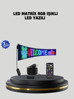 RGB LED Panel Renkli Işık Efektli Dekoratif Aydınlatma