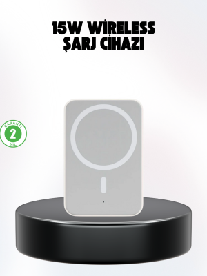 iPhone Serileri ile Uyumlu MagSafe Manyetik Araç Telefon Tutucu ve Şarj Cihazı