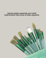 Kusursuz Makyaj İçin Yumuşak ve Dayanıklı Makyaj Fırça Seti - Görsel 5