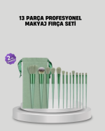 Profesyonel Makyaj Fırça Seti Yumuşak Kıllı Taşınabilir Çantalı