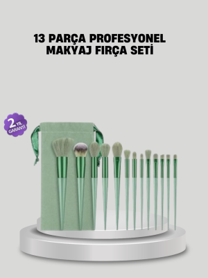 Profesyonel Makyaj Fırça Seti Yumuşak Kıllı Taşınabilir Çantalı