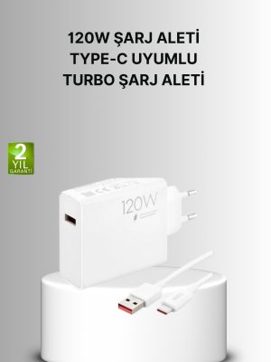 120W Mi Turbo Akıllı Tanıma Çipli Hızlı Şarj Cihazı Taşınabilir ve Dayanıklı
