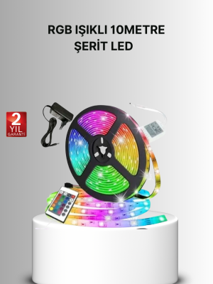 Uzaktan Kumandalı RGB Smart Şerit LED Işık Esnek ve Taşınabilir Dekorasyon