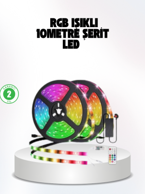 Müziğe Duyarlı Renkli Smart Şerit LED Işık USB Bağlantılı Ambiyans Aydınlatma