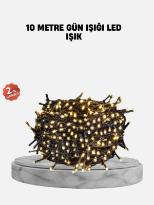 10 Metre LED Işıklı Dekoratif Parti ve Kutlama Aydınlatması