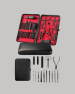 Şık Kutu Tasarımlı 17 Parça Manikür Pedikür Seti Dayanıklı ve Hijyenik - Görsel 2