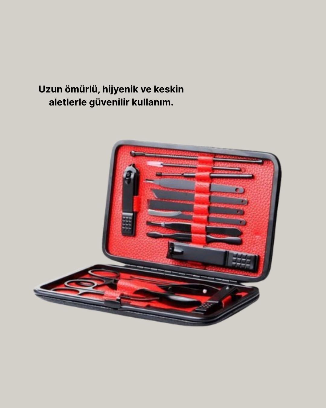 1238226_7-61.png 17 Parça Profesyonel Manikür Pedikür Seti Paslanmaz Çelik Siyah Kutu - Görsel 5