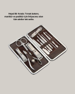 Taşınabilir Çok Fonksiyonlu Kişisel Bakım Seti El ve Ayak İçin - Görsel 2