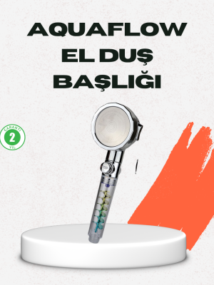 Rahatlatıcı Yağmur Etkili El Duşu – Döner Pervaneli, Dayanıklı ve Şık Tasarım