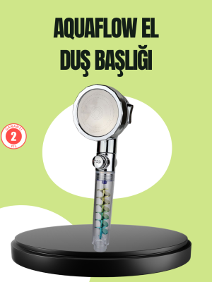 Basınçlı El Duşu Başlığı – Döner Pervaneli, Göz Kamaştıran Yağmur Etkisi