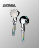 Basınçlı El Duşu Başlığı – Döner Pervaneli, Göz Kamaştıran Yağmur Etkisi - Görsel 5