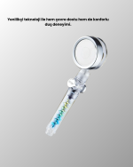 Döner Pervaneli El Duşu Başlığı – Su Tasarruflu, Basınç Artırıcı, Yağmur Etkili - Görsel 4