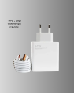67W Turbo Type-C Hızlı Şarj Adaptörü – Akıllı Koruma Çipli, Hızlı Şarj Destekli - Görsel 5