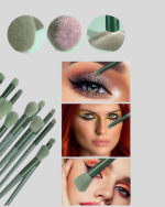 13 Parça Makyaj Fırça Seti – Ergonomik, Dökülme Yapmayan, Taşınabilir - Görsel 3