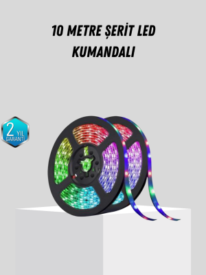 Smart Şerit LED Işık – Uzaktan Kumandalı, USB Girişli, Müzik Modlu