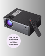 Full HD Destekli Taşınabilir Projeksiyon Cihazı – HDMI, USB, VGA Girişli, Uzaktan Kumandalı - Görsel 2