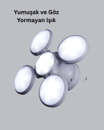 Güneş Enerjili ve USB Şarjlı LED Kamp Lambası – 5 Farklı Işık Modlu, Askılı Tasarım - Görsel 4