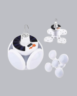 Güneş Enerjili ve USB Şarjlı LED Kamp Lambası – 5 Farklı Işık Modlu, Askılı Tasarım - Görsel 2