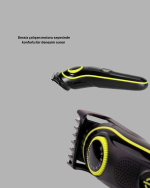 5 Başlıklı Şarjlı Tıraş Makinesi – Saç, Sakal, Burun ve Vücut İçin Çok Fonksiyonlu Bakım Seti - Görsel 4